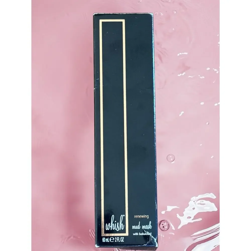 Whish Renewing Mud Mask with Bakuchiol 2 oz / 60ml NIB